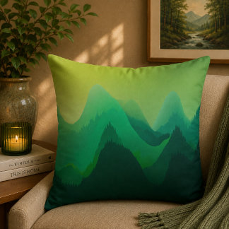 Coussin Échos au-delà de la crête
