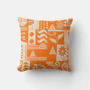 Coussin Échos de la tribu Abstrait Boho Classic