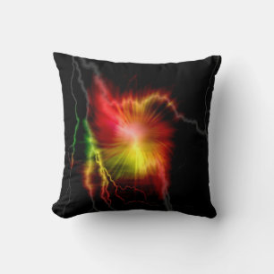 Coussin Éclair coloré