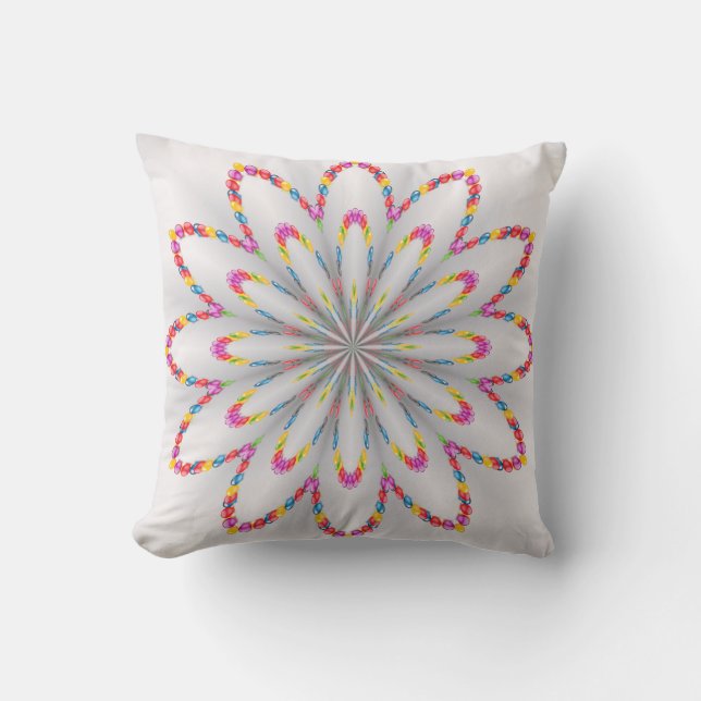 Coussin Éclairage de la ville (Recto)