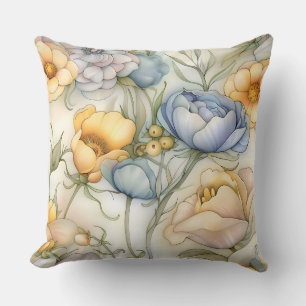 Coussin Éclairage pétal lunaire Botanique