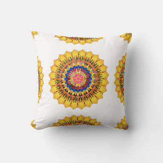 Coussin Éclat de soleil doré
