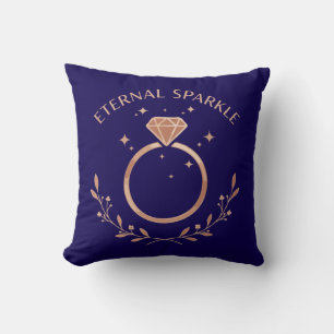 Coussin Éclat Éternel   Élégante Bague de Diamants en Or R
