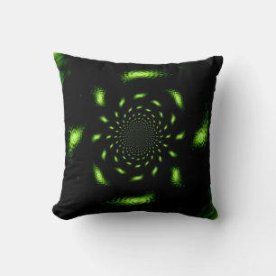 Coussin Éclat vert lumineux