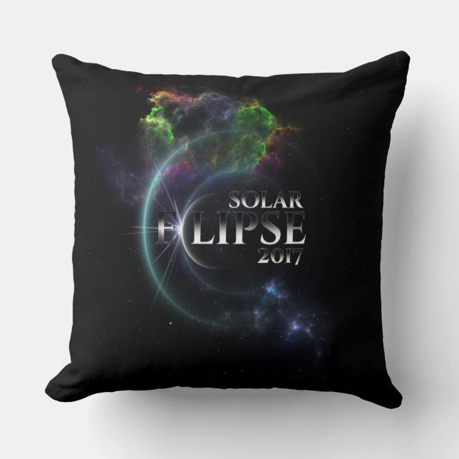 Coussin Éclipse solaire 2017 (Recto)