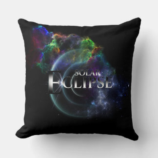 Coussin Éclipse solaire Espace Art Fractal
