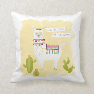 Coussin Économies de Rama- de lama de Pom Pom le drame