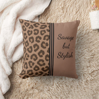 Coussin Économique, mais élégant Empreinte de léopard Jeu