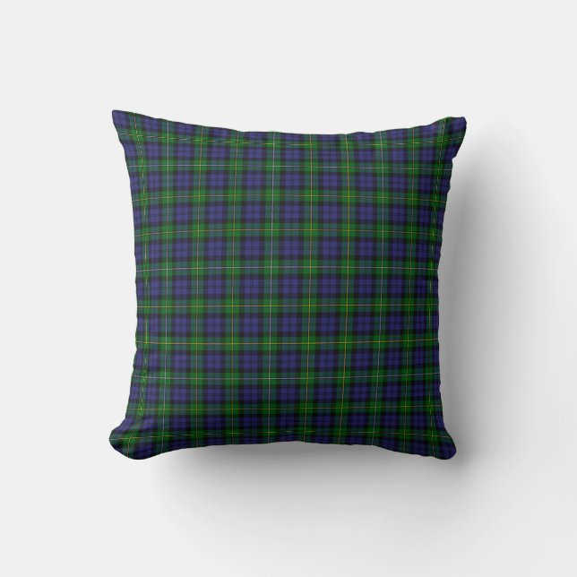 Coussin écossais Campbell Family Tartan Motif (Recto)