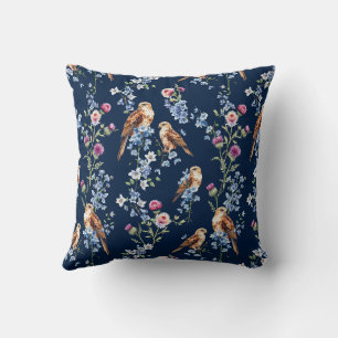 Coussin Ecosse Aigle Chardon Bluebell modèle floral