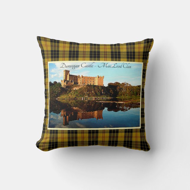 Coussin Ecosse Clan MacLeod Dunvegan Castle Jeu d'oreiller (Recto)
