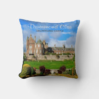 Ecosse Drummond Clan Castle Photo Throw Pillow