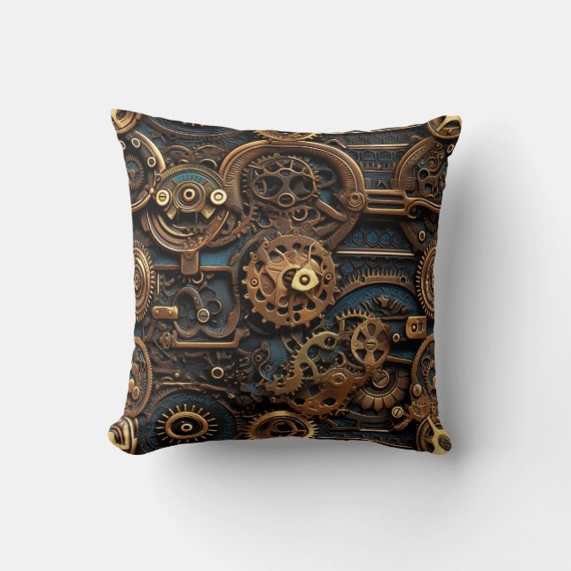 Coussin Écouteurs à vapeur Lancer l'oreiller (Recto)