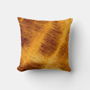 Coussin Écrans sur un arrière - plan d'or métallique. abst