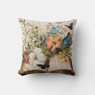 Coussin Écriture fleurit Serene Wings