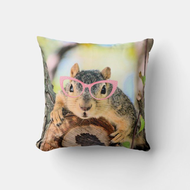 Coussin Écureuil chic (Recto)