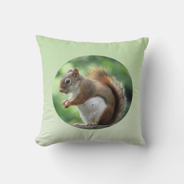 Coussin Écureuil rouge (Recto)