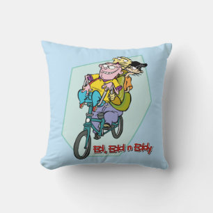 Coussin Ed, Edd, n Eddy sur un vélo