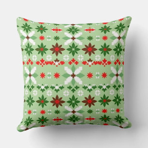 Coussin Édition 4 de Noël de Fair Isle scandinave