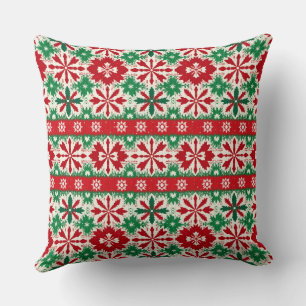 Coussin Édition de Noël 2 de Fair Isle scandinave