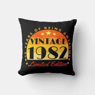 Coussin Édition limitée 40e anniversaire Millésime 1982