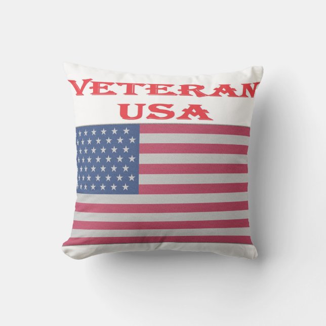Coussin Édition limitée Vétérinaire USA - VENDRE RAPIDEMEN (Recto)
