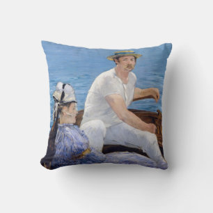 Coussin Edouard Manet - En bateau