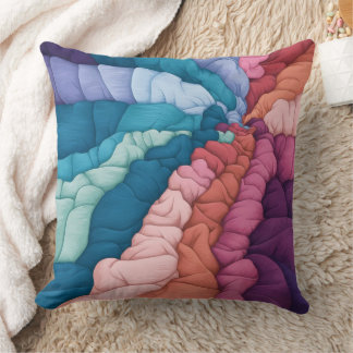 Coussin Effet de teinture crinkle