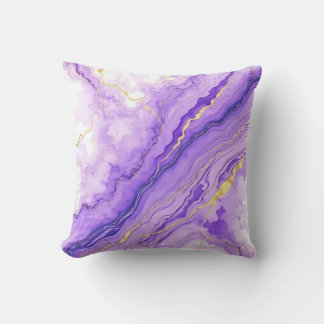 Coussin effet marbre