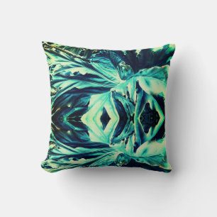 Coussin Effet psychédélique funt Plante vert Jeu d'oreille