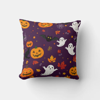 Coussin "Éffrayant Chic Halloween Motif Jeu d'oreiller | C
