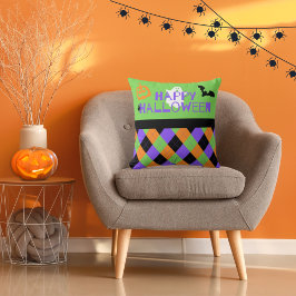 Coussin Éffrayant Joyeux Jacquard d'Halloween Jeu d'oreill