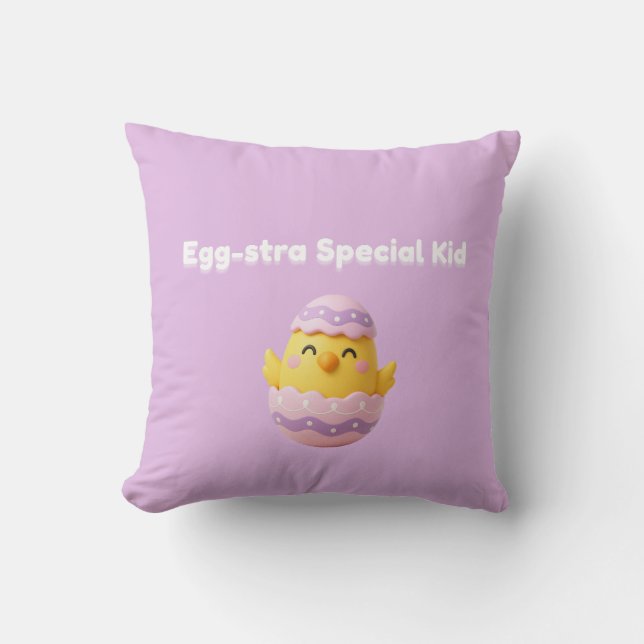 Coussin Egg-stra Special Kid (Recto)