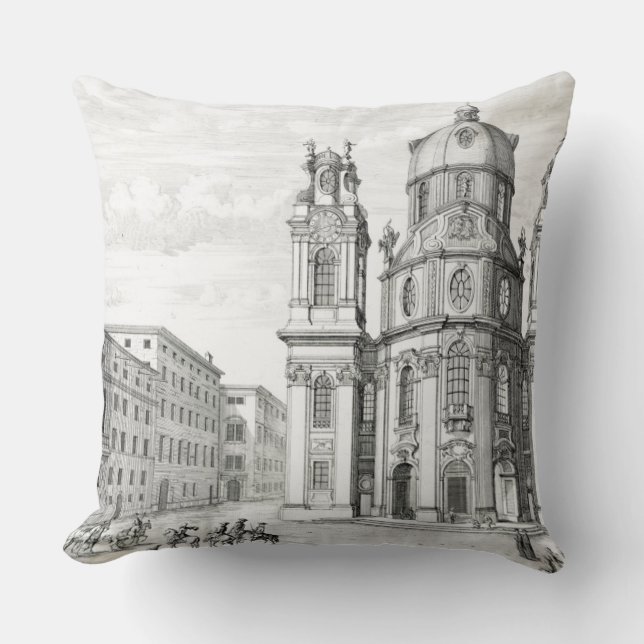 Coussin Église de Notre Dame, Salzbourg, Autriche, de (Recto)