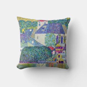 Coussin Église de Saint-Wolfgang par Gustav Klimt, Art vic