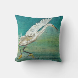 Coussin Egret Shorebird Beach Lake House