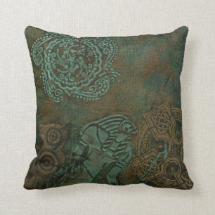 coussin égyptien de collage