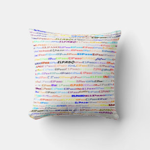 Coussin El Paso Texte Design II Pilote