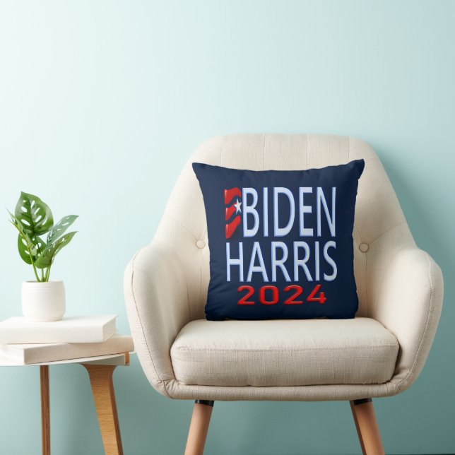 Coussin Élection présidentielle de Biden Harris 2024 (Chaise)