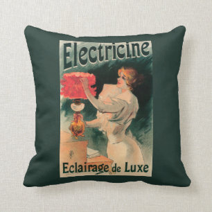 Coussin Electricine PosterFrance promotionnel