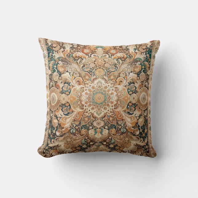 Coussin Élégance baroque antique (Recto)