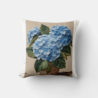 Coussin Élégance Blue Hydrangea
