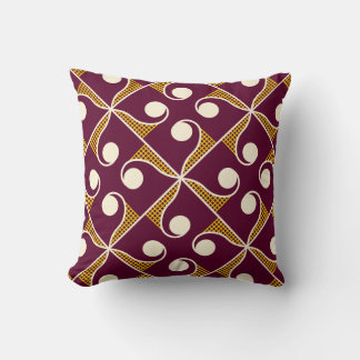Coussin Élégance intemporelle : Floral de citron ukrainien