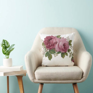 Coussin Élégance Rose Rose
