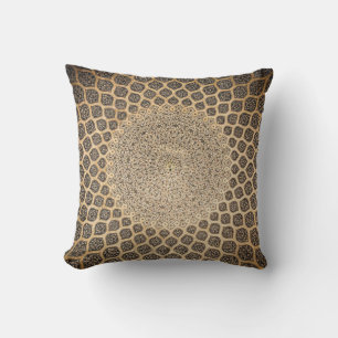 Coussin Élégant Arabesque Vintage