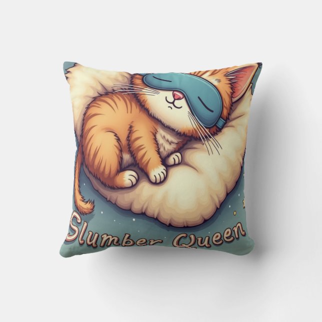 Coussin Élégant de la reine de sciage (Verso)