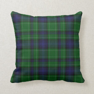 Coussin élégant de plaid de tartan d'Abercrombie