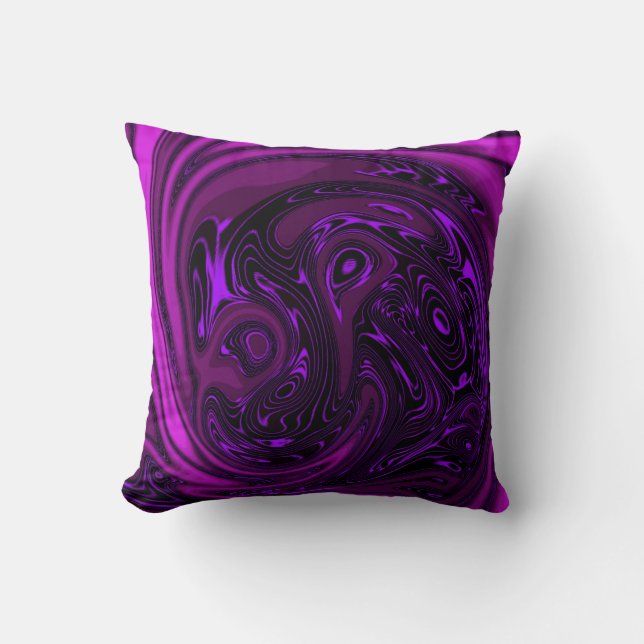 Coussin Elégant Dragon de luxe Purple Dragon Horse Abstrai (Recto)