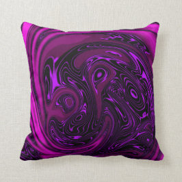 Coussin Elégant Dragon de luxe Purple Dragon Horse Abstrai