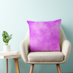 Coussin Elégant effet nuage Storm motif rose violet